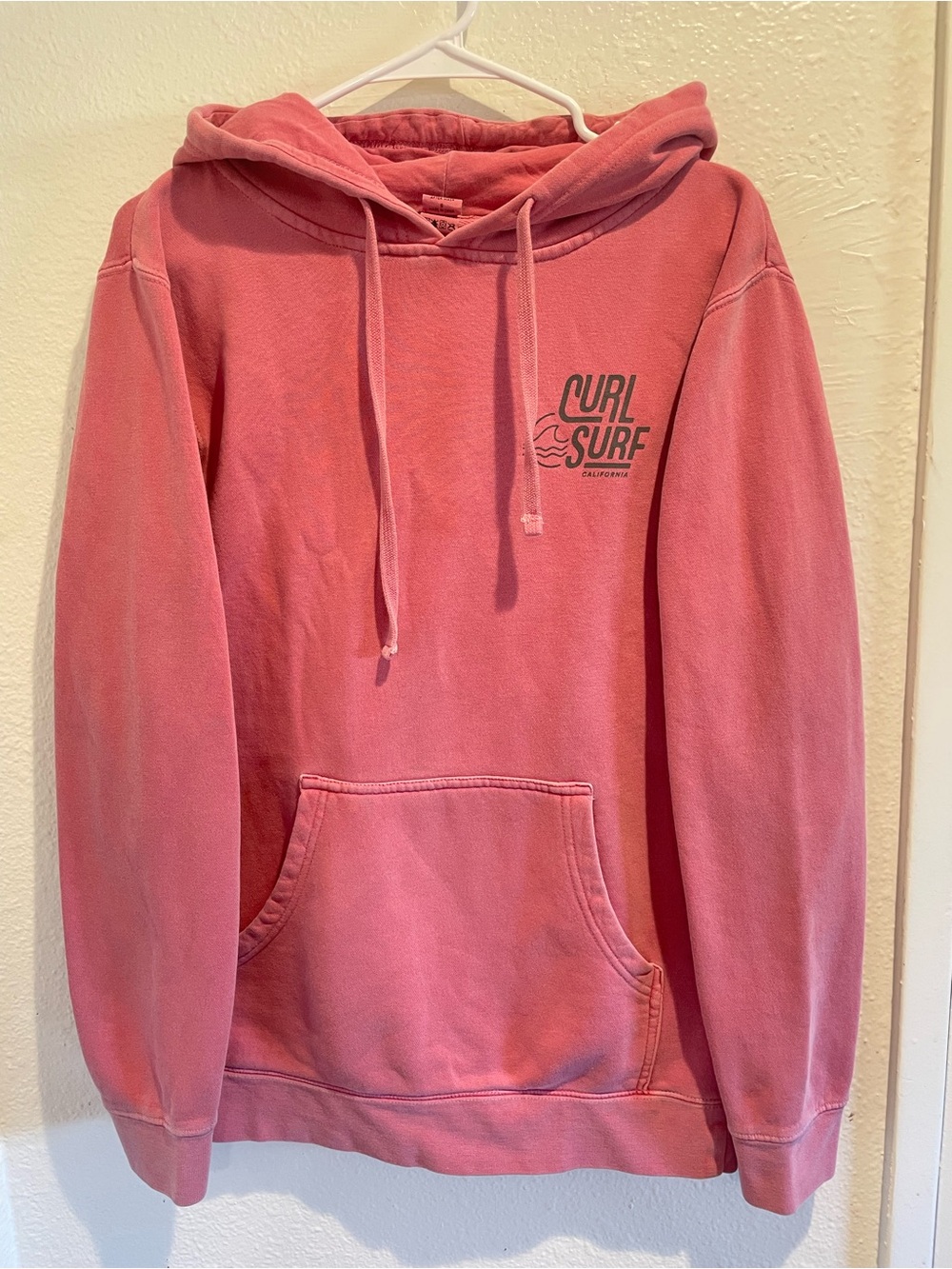 Curl Surf Pigment Dyed Hoodie Small | Independent Trading Co